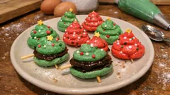 Meringue-Weihnachtsbäumli: luftig-knusprige Baiser, die wirklich gelingen