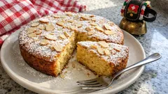 Saftiger Mandelkuchen ohne Mehl – mit Zitronennote und extra luftigem Eischnee