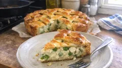 Gefüllte Kartoffel-Crostata mit Ricotta und Erbsen – rustikal, einfach, gelingt immer