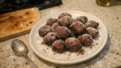Glutenfreie Schoggi-Frittelle – schnell gemacht und am besten noch warm