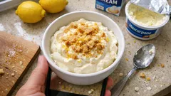 Crema fredda al limone ohne Ei – Zitronencrème im Glas, in 10 Minuten gerührt