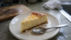 Ofen-Cheesecake ohne Boden – saftig, leicht und mit frischer Zitrone