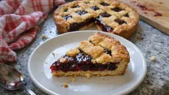 Crostata mit Kirschkonfitüre: mürber Mürbeteig, der immer gelingt – ideal fürs Zvieri