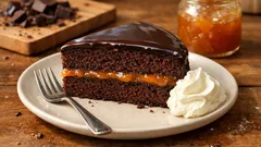 Sachertorte wie aus der Konditorei: saftig, mit Aprikosenkonfi und Schoko-Ganache