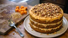 Saftige Kürbis-Haselnuss-Torte: unkompliziert gebacken, bleibt tagelang frisch