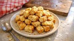 Käse-Biscotti ohne Butter: knuspriges Apéro-Gebäck mit Olivenöl (laktosefrei)