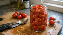 Pomodorini al naturale: Cherrytomaten im Glas einfach einmachen (ohne Marinade)